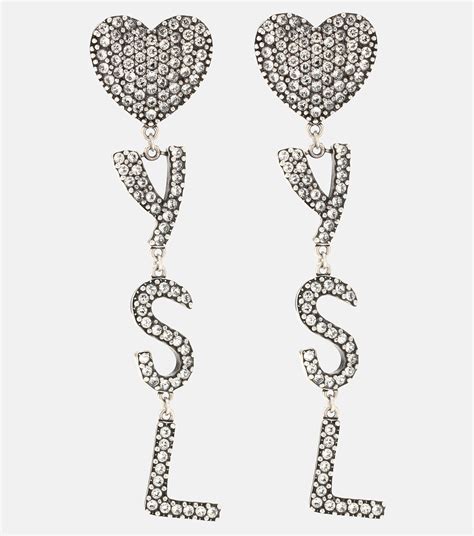 ysl ohrringe silber|SCHMUCK .